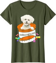 Bichon Frise Antidepressant T-Shirt