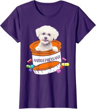 Bichon Frise Antidepressant T-Shirt