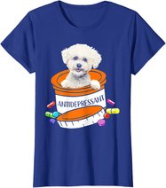 Bichon Frise Antidepressant T-Shirt