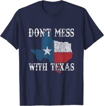Don't Mess With Vintage Texas Longhorn Lone Star State T-Shirt