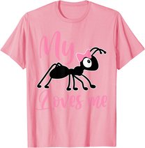 Ant Design My Aunt Loves me Family Gifts for Nephew & Niece T-Shirt