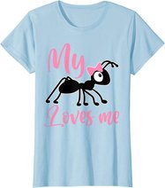 Ant Design My Aunt Loves me Family Gifts for Nephew & Niece T-Shirt