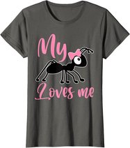Ant Design My Aunt Loves me Family Gifts for Nephew & Niece T-Shirt