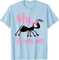 Ant Design My Aunt Loves me Family Gifts for Nephew & Niece T-Shirt