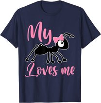Ant Design My Aunt Loves me Family Gifts for Nephew & Niece T-Shirt
