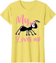 Ant Design My Aunt Loves me Family Gifts for Nephew & Niece T-Shirt