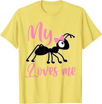 Ant Design My Aunt Loves me Family Gifts for Nephew & Niece T-Shirt