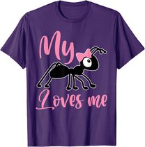 Ant Design My Aunt Loves me Family Gifts for Nephew & Niece T-Shirt