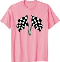 Car Racing Checkered Flag T-Shirt
