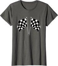 Car Racing Checkered Flag T-Shirt