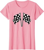Car Racing Checkered Flag T-Shirt