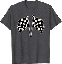 Car Racing Checkered Flag T-Shirt