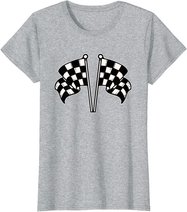 Car Racing Checkered Flag T-Shirt
