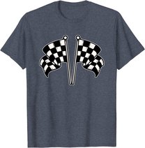 Car Racing Checkered Flag T-Shirt