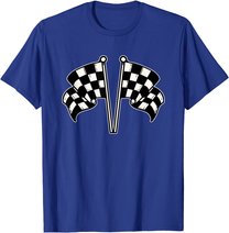 Car Racing Checkered Flag T-Shirt
