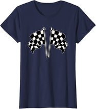 Car Racing Checkered Flag T-Shirt