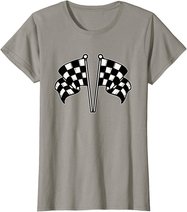 Car Racing Checkered Flag T-Shirt