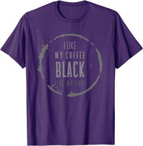 Coffee I Like My Coffee Black Like My Soul Coffee Lover T-Shirt