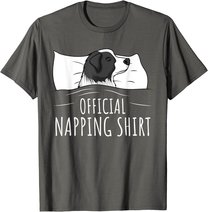 Sleeping Border Collie Official Napping T-Shirt
