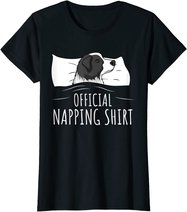 Sleeping Border Collie Official Napping T-Shirt
