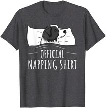 Sleeping Border Collie Official Napping T-Shirt