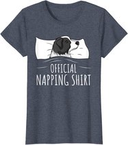 Sleeping Border Collie Official Napping T-Shirt