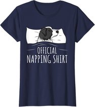 Sleeping Border Collie Official Napping T-Shirt
