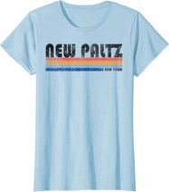 Vintage 1980s Style New Paltz New York T-Shirt