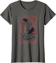 Thor Hammer Mjolnir - Huginn & Muninn - Norse Mythology T-Shirt