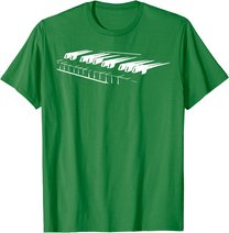 Piano Player Pianist Gift Musician Keyboard Keys Orchestra T-Shirt