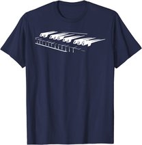 Piano Player Pianist Gift Musician Keyboard Keys Orchestra T-Shirt