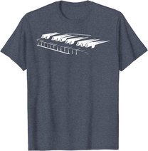 Piano Player Pianist Gift Musician Keyboard Keys Orchestra T-Shirt