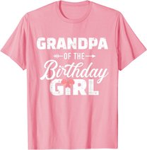 Mens Grandpa of the birthday granddaughter girl T-Shirt