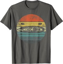 Retro Kayak Canoe Lover Funny Kayaking Paddling Kayaker Gift T-Shirt