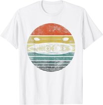 Retro Kayak Canoe Lover Funny Kayaking Paddling Kayaker Gift T-Shirt