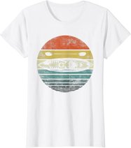 Retro Kayak Canoe Lover Funny Kayaking Paddling Kayaker Gift T-Shirt