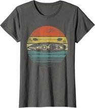 Retro Kayak Canoe Lover Funny Kayaking Paddling Kayaker Gift T-Shirt