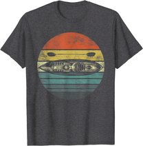 Retro Kayak Canoe Lover Funny Kayaking Paddling Kayaker Gift T-Shirt