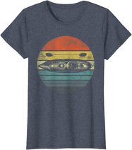 Retro Kayak Canoe Lover Funny Kayaking Paddling Kayaker Gift T-Shirt