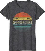 Retro Kayak Canoe Lover Funny Kayaking Paddling Kayaker Gift T-Shirt
