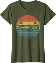 Retro Kayak Canoe Lover Funny Kayaking Paddling Kayaker Gift T-Shirt