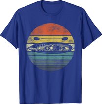 Retro Kayak Canoe Lover Funny Kayaking Paddling Kayaker Gift T-Shirt
