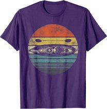 Retro Kayak Canoe Lover Funny Kayaking Paddling Kayaker Gift T-Shirt