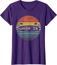Retro Kayak Canoe Lover Funny Kayaking Paddling Kayaker Gift T-Shirt