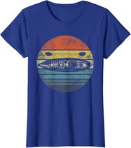 Retro Kayak Canoe Lover Funny Kayaking Paddling Kayaker Gift T-Shirt
