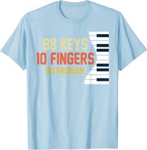 Kids Piano Keys Shirt Funny Musician Music 88 Keys Gift T-Shirt