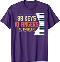 Kids Piano Keys Shirt Funny Musician Music 88 Keys Gift T-Shirt