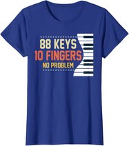 Kids Piano Keys Shirt Funny Musician Music 88 Keys Gift T-Shirt