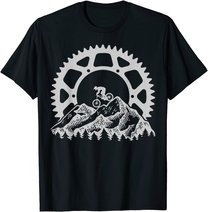 Mountain Biking Gear Retro Vintage MTB Bicycle Bike Rider T-Shirt