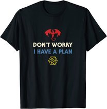 Funny RPG Dungeons Board Game D20 Dice Fumble Retro Dragon T-Shirt